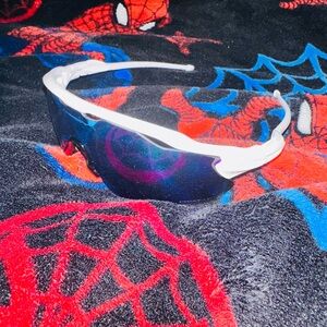 Oakley White and Blue Sunglasses